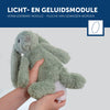 Ro het konijn - Groen - geluidsmodule en nachtlichtje in één