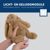 Ro het konijn - Beige - geluidsmodule en nachtlichtje in één