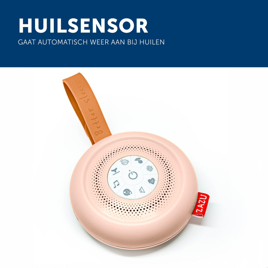 ZAZU Suzy De Luxe - babyshusher - oplaadbaar - witte ruis