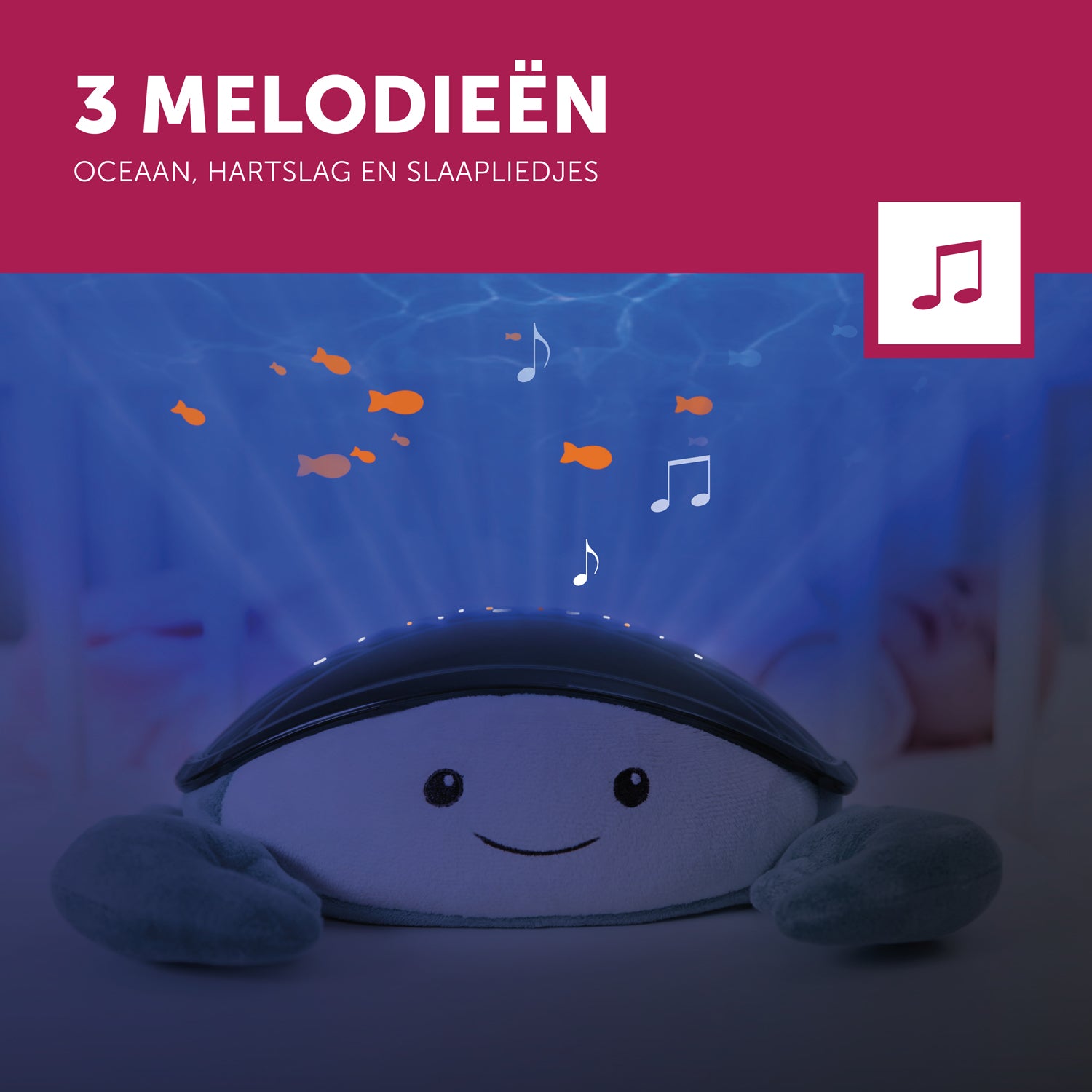 Cody de krab -  rustgevende onderwater projector