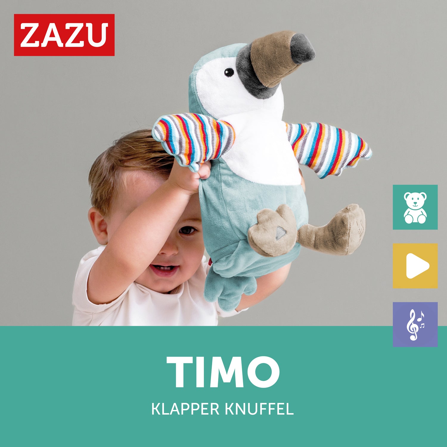 TIMO de Toekan – Interactieve Klappende Knuffel