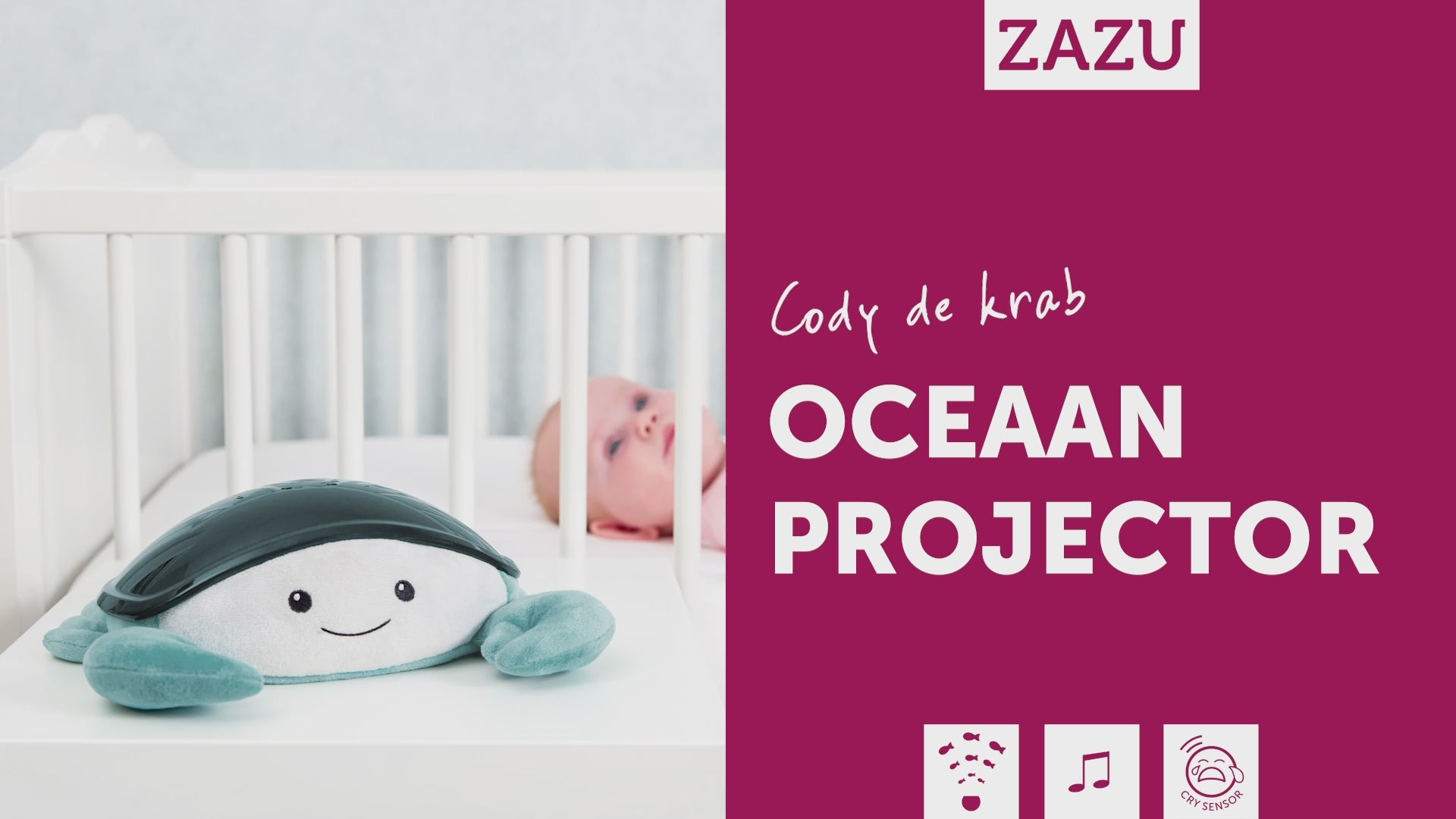 Cody de krab -  rustgevende onderwater projector